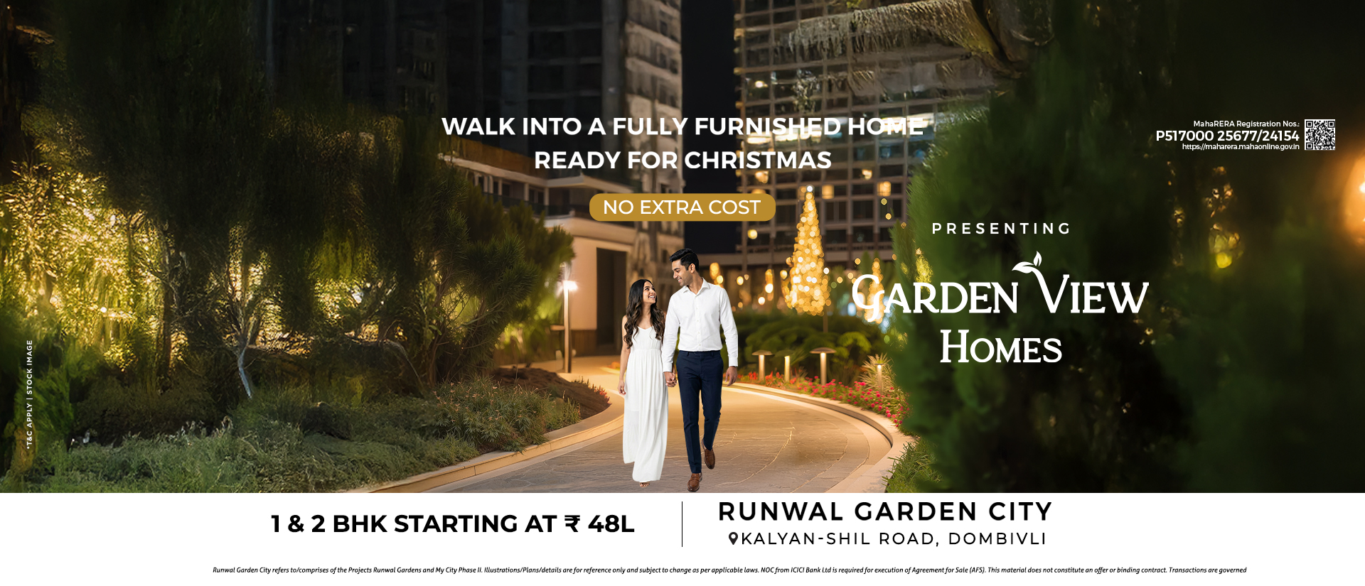 Runwal Garden city banner